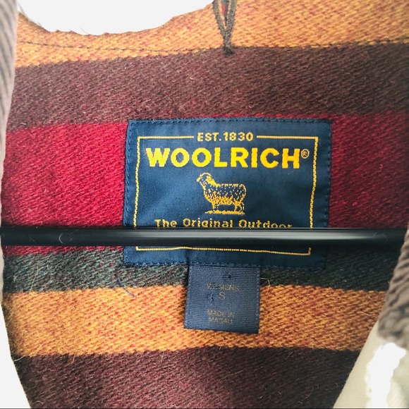 Men’s Woolrich Coat Wool Lined Winter Overcoat - Picture 6 of 8